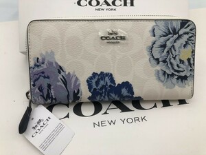 コーチ COACH 長財布 財布 シグネチャー アコーディオンラウンドジップウォレット新品 未使用 贈り物g174C F6656