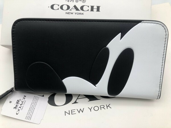 コーチ COACH 長財布 財布 シグネチャー アコーディオンラウンドジップウォレット新品 未使用 贈り物e111C F54000