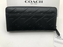 コーチ COACH 長財布 財布 シグネチャー アコーディオンラウンドジップウォレット 新品 未使用 贈り物 F74881 b178_画像4