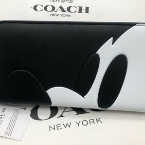 コーチ COACH 長財布 財布 シグネチャー アコーディオンラウンドジップウォレット新品 未使用 贈り物f111C F54000の画像1