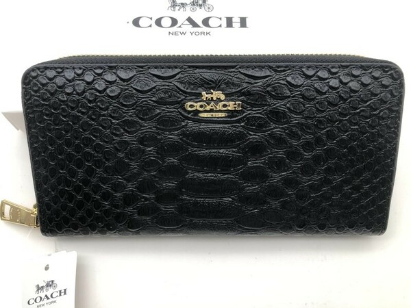 コーチ COACH 長財布 財布 シグネチャー アコーディオンラウンドジップウォレット新品 未使用 贈り物 F53659 u180C