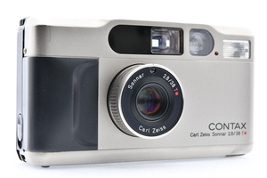 CONTAX T2 チタンシルバー / Sonnar 38mm F2.8 T* コンタックス AFコンパクトフィルムカメラ 