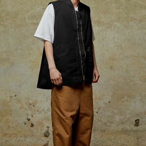 Carhartt WIP X TOOGOOD カーハートTHE ANTIQUE DEALER CLASSIC VEST BLACK L 黒 コットンベスト アンティークディーラー ブラック の画像1