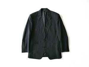 極美品 90s Gianfranco Ferre テーラードジャケット ごま塩◎ メランジ 通年 ウール イタリア製 セットアップ Black Euro Vintage Archive