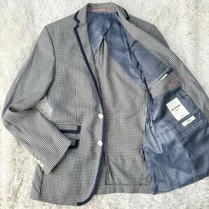 極美品【至極の逸品】Ben Sherman 春夏 テーラードジャケット ギンガムチェック スキニーフィット Mサイズ相当 ベンシャーマン 高級感の画像1