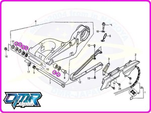 【新品】 ベアリング＆オイルシール (スイングアーム) NSR250R MC28