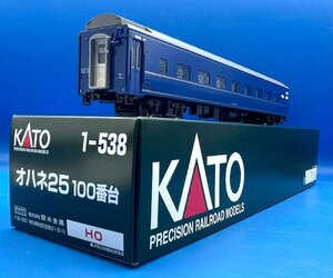 4D　HO_PC　KATO　カトー　24系25形　オハネ25　100番台　品番 1-538　注意有　#5-1535