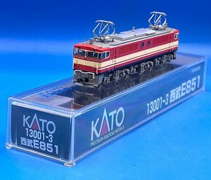 ☆4DM273　Nゲージ　KATO　カトー　西武鉄道　E851　電機機関車　品番13001-３　