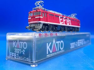 ☆4DK3009　Nゲージ　KATO　カトー　EF81 95　レインボー　品番3021-2