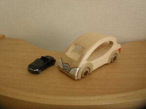 [ original work ] handmade wooden toy ~ original car (ko Logo ro) work No.887