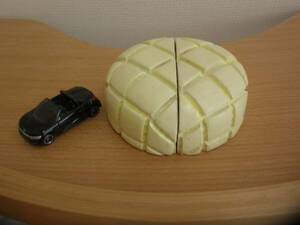 [ original work ] handmade wooden toy ~ melon bread *. size large ( toy ) * other melon bread 2 work is another. . therefore .. work No.897