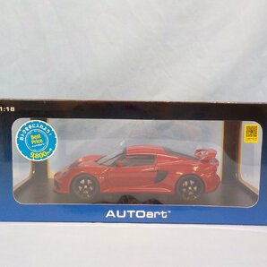 ◆ミニカー オートアート Auto art 1/18 ロータス エキシージ LOTUS EXIGE S RED 美品の画像1