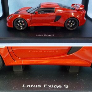 ◆ミニカー オートアート Auto art 1/18 ロータス エキシージ LOTUS EXIGE S RED 美品の画像5