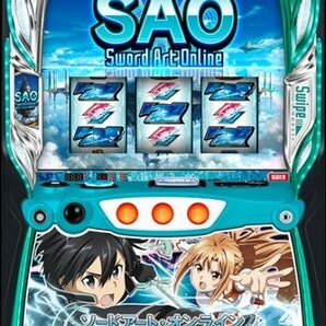 実機 税込 大都技研 SAO Ｌスロット ソードアート・オンラインＢ２◆スマスロ遊技ユニット・バイブオン/オフスイッチ取付け済◆の画像2