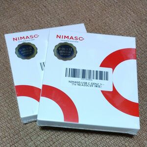 Nimaso USB C/type C to type C (Gen2)ケーブル2本セット