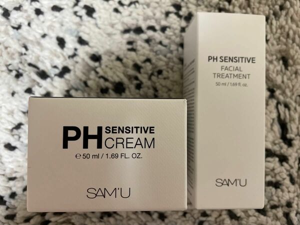 SAM'U PH SENSITIVEクリーム&フェイシャルトリートメントセット