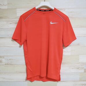 新品 Lサイズ NIKE ナイキ DRI-FIT マイラー S/S トップ メンズ　半袖ランニングシャツ　オレンジ