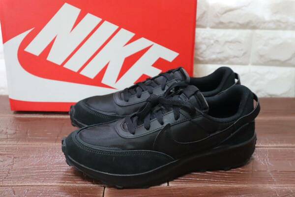 新品 26.5㎝ NIKE ナイキ WAFFLE DEBUT ワッフルデビュー　メンズスニーカー　トリプル　ブラック