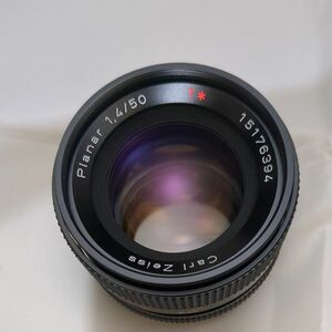 carl zeiss planar 50mm f1.4 T* mmj contax 美品