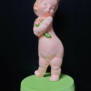 高島屋 ビンテージ ローズちゃん フィギュア 陶器 人形 非売品 ノベルティ 昭和 レトロ 花の画像1