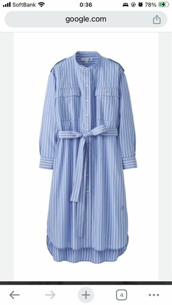 新品　JW ANDERSON x UNIQLO シャツワンピース