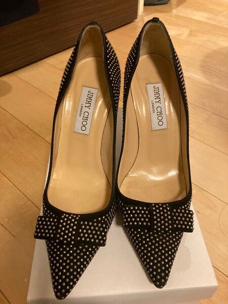 美品 ジミーチュウ パンプス ハイヒール ブラック