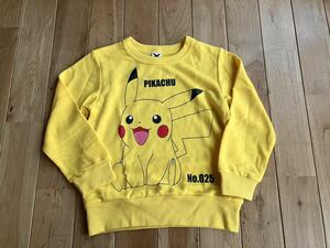 新品 男の子 キッズ ポケモン ピカチュウ 薄手トレーナー 120センチ