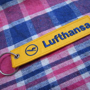 未使用 Lufthansa／ルフトハンザドイツ航空 キーホルダーフライトタグの画像4