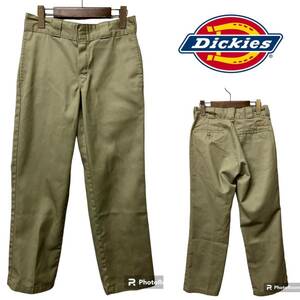 メキシコ製 ビンテージ Dickies ディッキーズ 874 ワーク パンツ W28 ベージュ レディース メンズ ヴィンテージ xpv