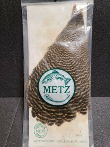 METZ　メッツ　 ヘンネック　グレード1 #1 グリズリー　タン　フライマテリアル　タイイング　ハックル　コックネック ドライフライ