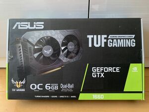 【送料無料】ASUS TUF Gaming GEFORCE GTX 1660 OC 6G 箱付き Dual-Ball 自作PC ゲーミングPC