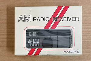 【ミニ AM RADIO RECEIVER ER-20☆】ラジオ/ミニサイズ/コンパクト/現状品/A64-236