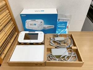 [Nintendo nintendo Wii U body white ] Nintendo /WUP-001 8GB/ box manual attaching /Y64-270