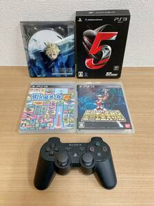 【PS3「街ingメーカー4」などまとめて★】聖闘士星矢戦記/FF7 アドベントチルドレン BD/PS3 コントローラー/Y64-278