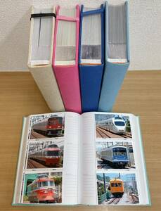 ★大量！【鉄道写真アルバム まとめて 重量 9.4kg】私鉄 /コレクション /小田急電鉄 /西武鉄道 /東武鉄道 /秩父鉄道 他 /A64-354