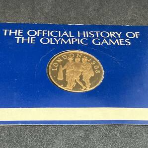△オリンピックの歴史 記念メダル ロンドン 1908年△nm434の画像1