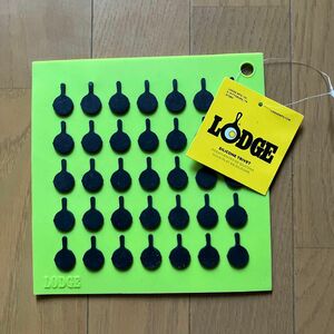 新品　LODGE(ロッジ)シリコン鍋敷　グリーン