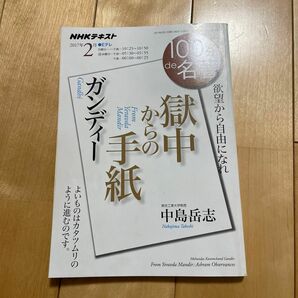 ガンディー　獄中からの手紙　欲望から自由になれ （ＮＨＫテキスト　１００分ｄｅ名著　２０１７年２月） 中島岳志／著　