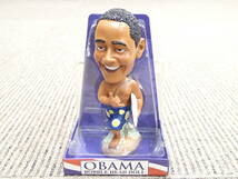 オバマ 大統領 首振り人形 バブルヘッド ドール ボビングヘッド フィギュア ハワイ サーフィン OBAMA BOBBLE HEAD DOLL Figure_画像3