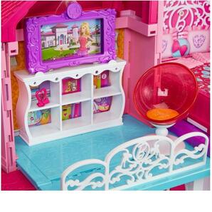 MATTEL Barbie Malibu House マテル バービー マリブハウス ドールハウス モデル おもちゃ 人形遊び 欠品あり 欠損あり 部品どり用 中古の画像5