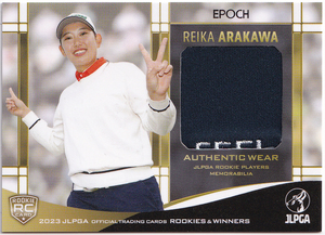 【荒川怜郁/RC/001/280枚限定】2023 EPOCH JLPGA 女子プロゴルフ ROOKIES & WINNERS ウエア パッチ 001/280