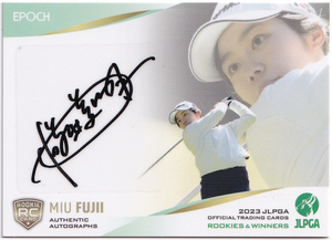 【藤井美羽/RC/136枚限定】2023 EPOCH JLPGA 女子プロゴルフ ROOKIES & WINNERS 直筆サイン 122/136