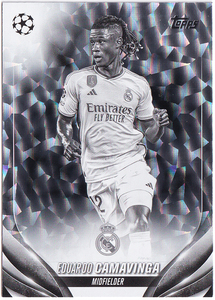 【カマヴィンガ/Eduardo Camavinga】2023-24 Topps UEFA Club Competitions Black & White Icy 009/150