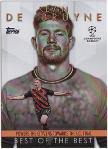 【デブライネ/Kevin De Bruyne】2023-24 Topps UEFA Club Competitions Best Of The Best