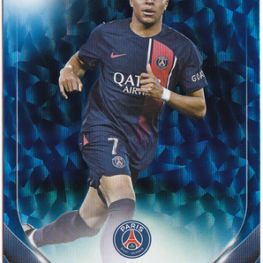 【ムバッペ/Kylian Mbappe】2023-24 Topps UEFA Club Competitions Icy Blue /75の画像1