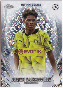 【デュランビル/Julien Duranville/RC】2023-24 Topps UEFA Club Competitions Ultimate Stage Chrome