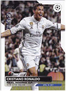 【ロナウド/Christiano Ronaldo】2023-24 Topps UEFA Club Competitions Historic Hat-Trick