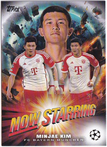 【キム・ミンジェ/Minjae Kim】2023-24 Topps UEFA Club Competitions Now Starring