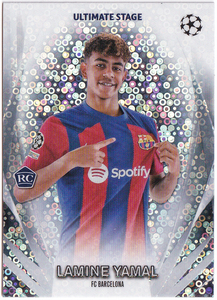 【ヤマル/Lamine Yamal/RC】2023-24 Topps UEFA Club Competitions Ultimate Stage Chrome