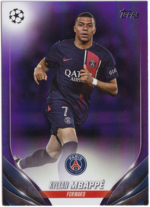 【ムバッペ/Kylian Mbappe】2023-24 Topps UEFA Club Competitions Purple /299